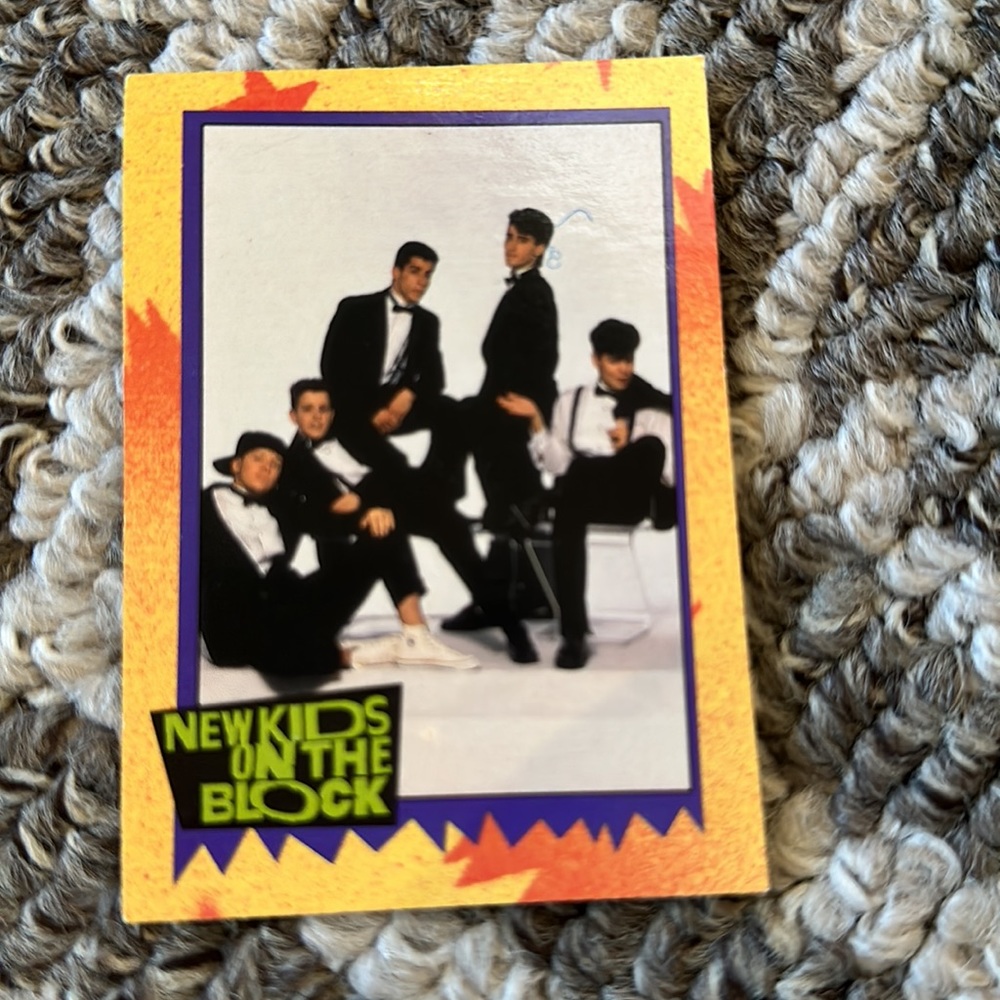 Vintage Collectible New Kids on the Block trading cards